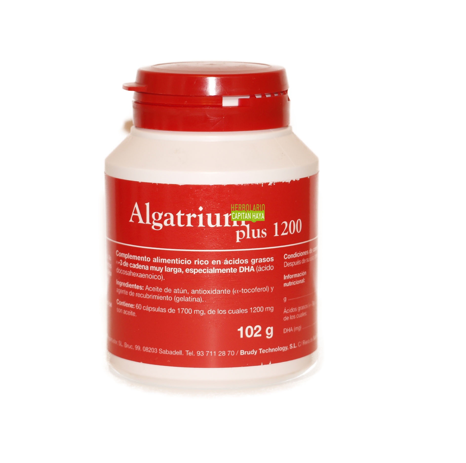 Comprar Algatrium Plus en Gran Farmacia Andorra 1200 60 es beneficioso para los ojos y mejorar la visión y para el sistema nervioso se emplea para combatir las situaciones de depresión.