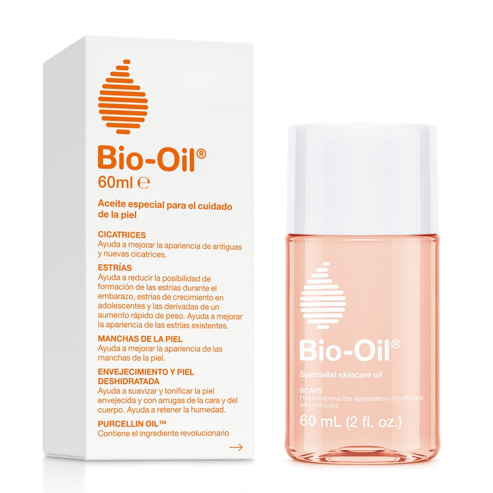 CICATRICES ESTRÍAS MANCHAS DE LA PIEL Bio-Oil es el producto líder mundial en tratamiento de cicatrices y estrías