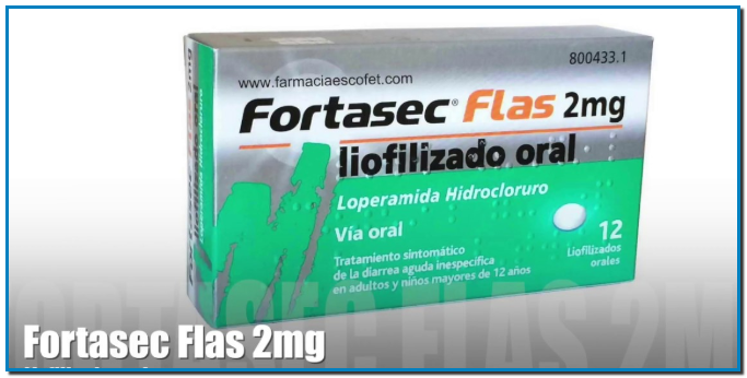 Comprar Fortasec® Flas se usa para tratar la diarrea aguda (ocasional) Se disuelve instantáneamente en tu lengua sin necesidad de agua así que es especialmente adecuado si te cuesta tragar comprimidos o si no tienes agua disponible en ese momento.