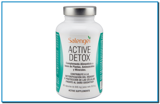 Comprar ACTIVE DETOX de Salengei contribuye a la detoxificación del hígado y protección de las células frente al daño oxidativo.