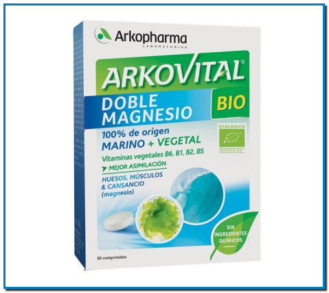 Comprar Arkovital® Doble Magnesio a base de lechuga de mar y de un concentrado de extractos vegetales. El Magnesio y la Vitamina B6 ayudan a reducir el cansancio y la fatiga