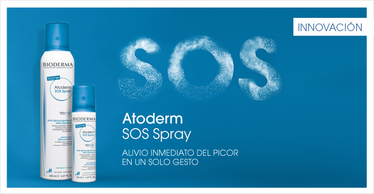 Comprar ATODERM SOS SPRAY de BIODERMA en Gran Farmacia Andorra Online Reduce el picor de tu piel en tan solo 60 segundos es posible con el nuevo Atoderm SOS Spray. Alivia e hidrata las pieles irritadas de niños y adultos.