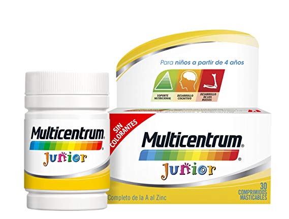 MULTICENTRUM Junior las Vitaminas y los Minerales son imprescindibles para el correcto funcionamiento de nuestro organismo, interviniendo en multitud de procesos metabólicos