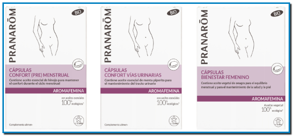 Aromafemina, la línea de Pranarôm dedicada al cuidado y bienestar de la mujer