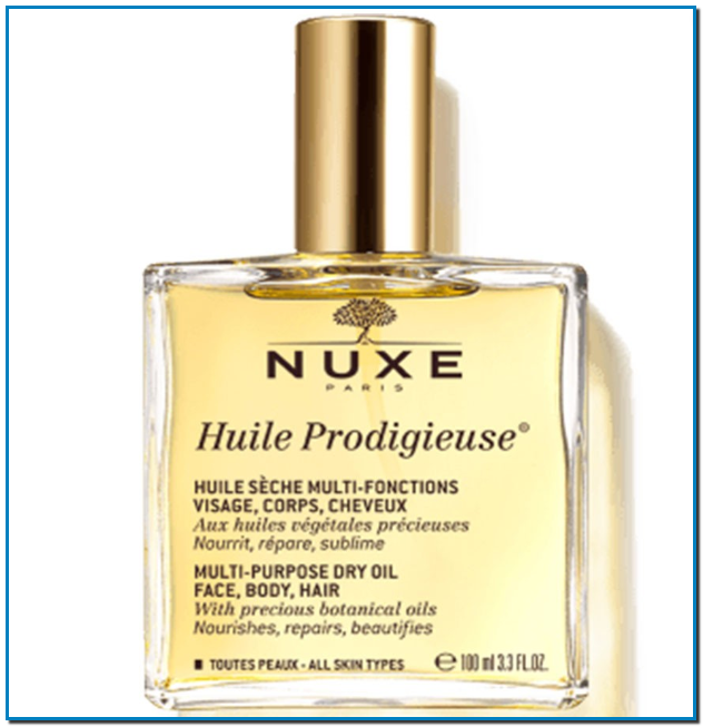 Nuxe Cofre Nuxe Magique está compuesto por emblemáticos productos Prodigieux para una experiencia única