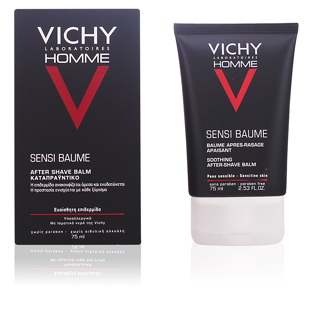 Comprar VICHY HOMME SENSI-BAUME Bálsamo confort anti-reacciones - Pieles sensibles Crema facial hombre - Afeitado Bálsamo fortalecedor para después del afeitado en pieles sensibles