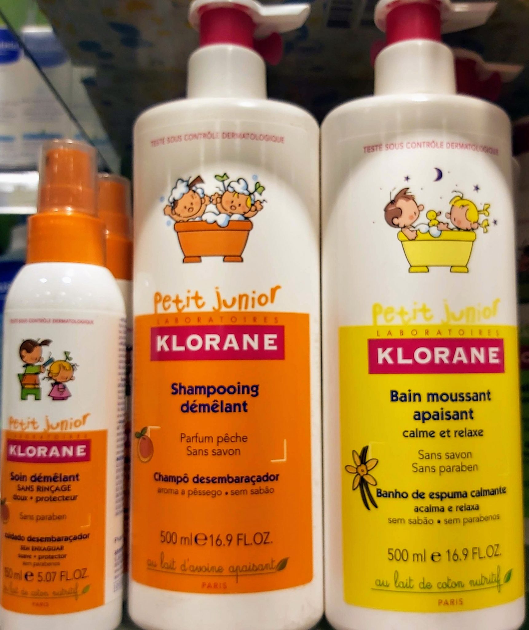 Klorane Petit Junior Champú Desenredante para niños ideal para un