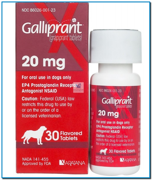 COMPRAR GALLIPRANT ELANCO 30 COMPRIMIDOS Antiinflamatorio para Perros Dolor por artrosis leve a moderada en perros.