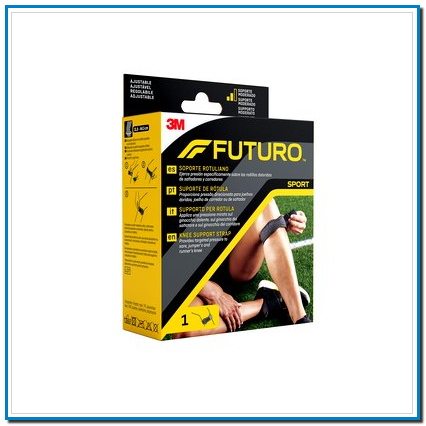 FUTURO™ Soporte rotuliano Ajustable Ejerce presión específicamente sobre las rodillas doloridas de saltadores y corredores