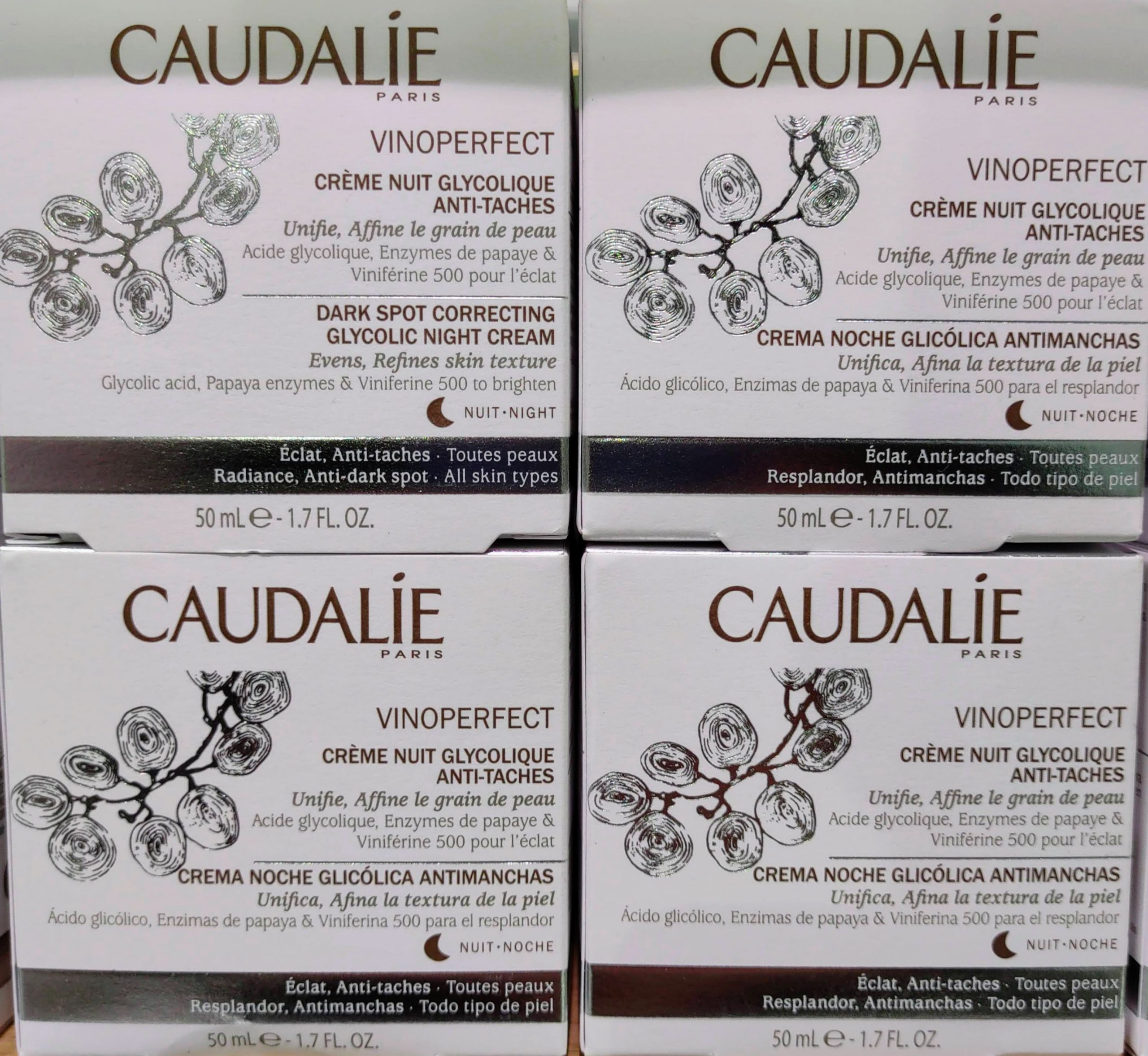 Caudalíe Vinoperfect Creme Nuit Tratamiento de Noche Renovador 40 ml. Es Tratamiento de noche renovador de la piel de CAUDALIE en Gran Farmacia Andorra.