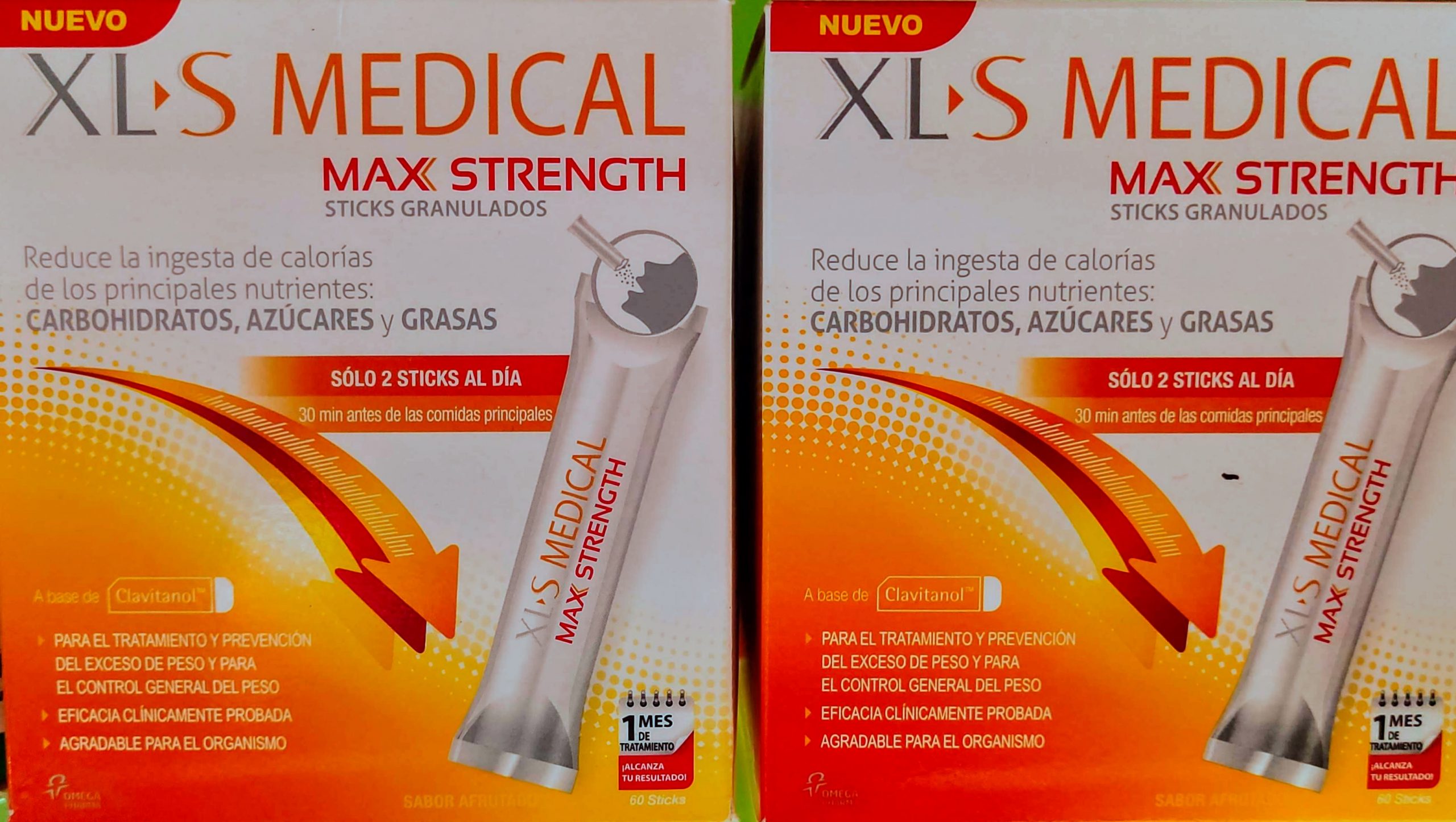 COMPRAR XLS MEDICAL MAX STRENGTH STICKS GRANULADOS REDUCE LA INGESTA DE CALORIAS