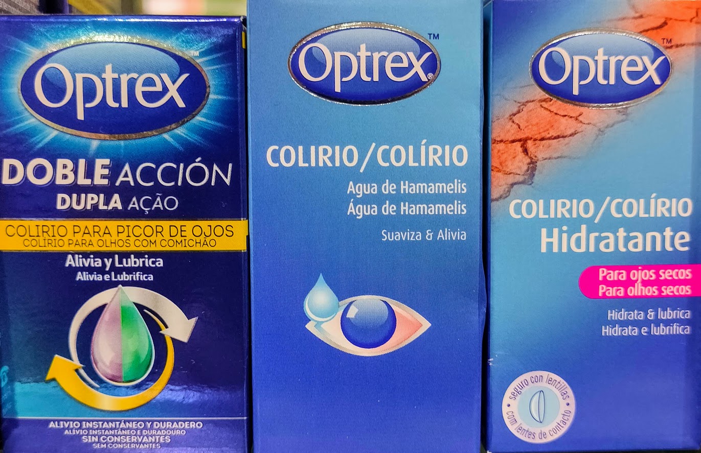 Optrex Colirio Doble Acción Hidrata lubrica y ayuda a recuperar la hidratación natural de los ojos.