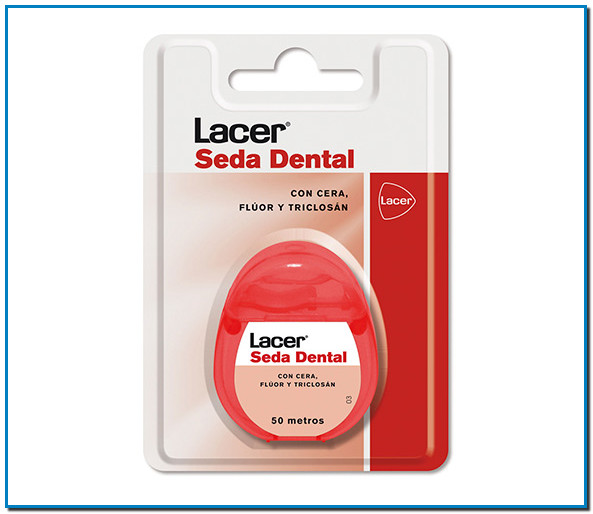 Lacer seda dental es un importante complemento para la higiene bucodental. Está indicada para eliminar la placa dental (biofilm) y restos de alimentos de los espacios interdentales
