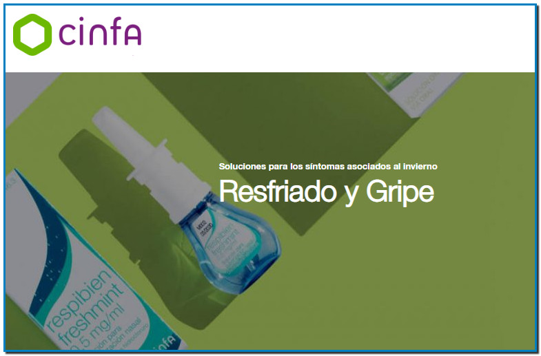 Cinfa cuenta con una larga trayectoria con marcas como son Pharmagrip, Respibien o Cinfatós, entre otras