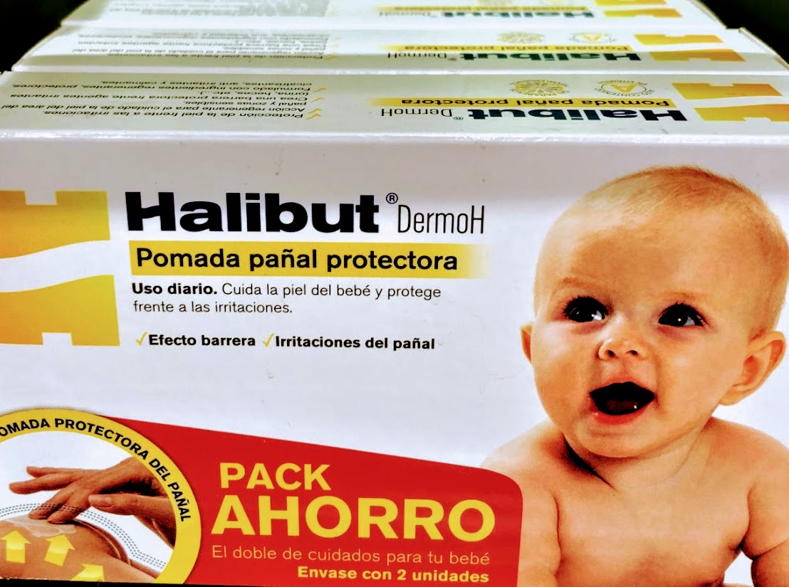 DermoH Pomada Pañal Protectora de Halibut Protege la piel creando una barrera frente agentes irritantes (orina, heces, etc.).