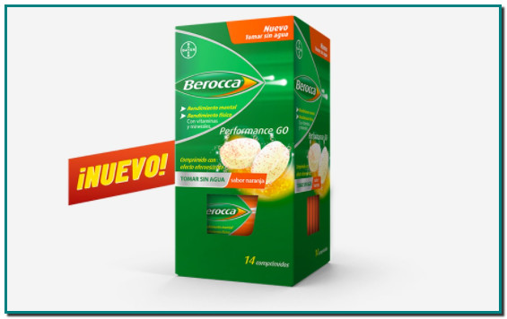 Comprar Berocca® Performance Go en Gran Farmacia Andorra Online ayuda al rendimiento mental y físico