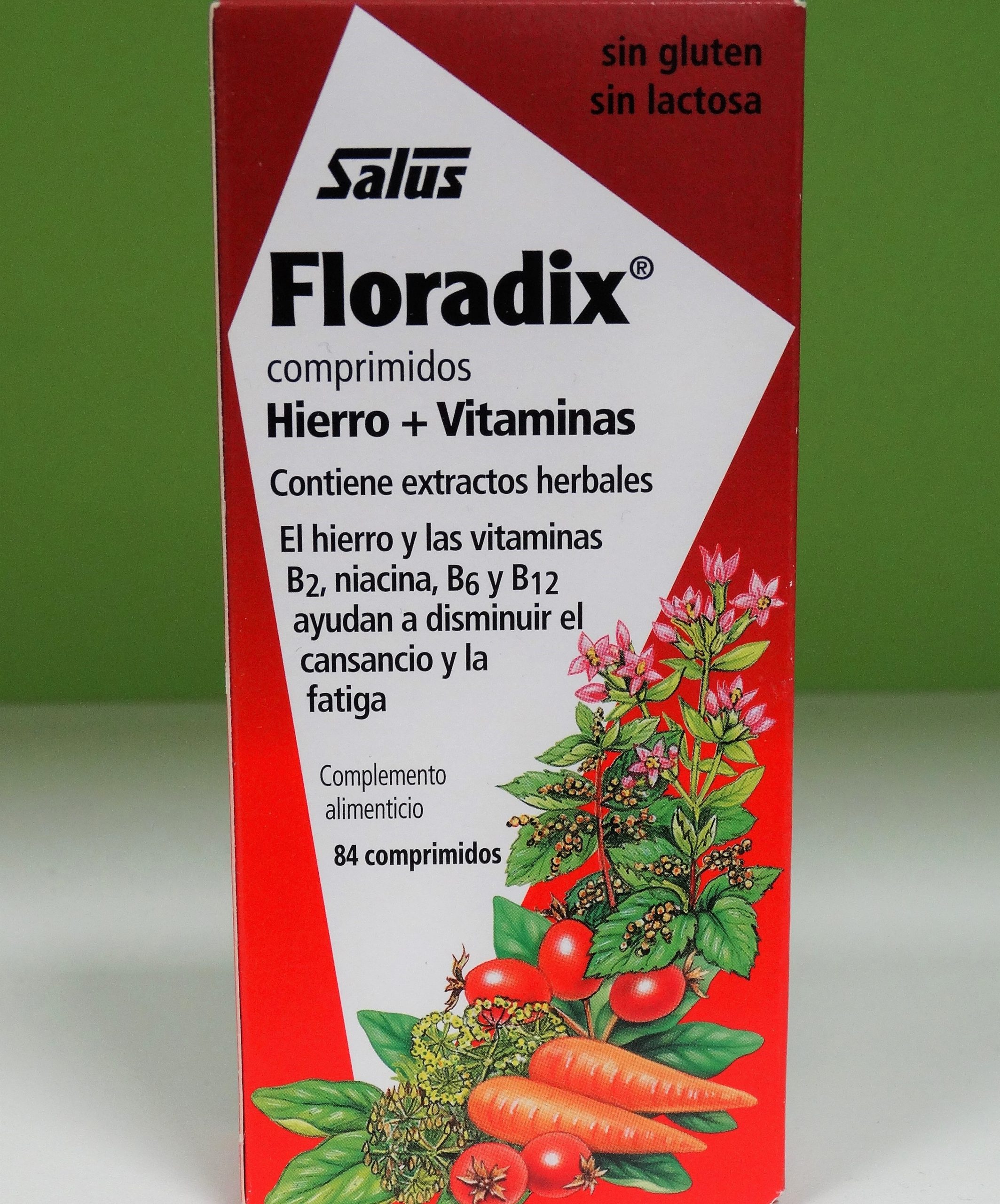 FLORADIX HIERRO 500ml Por SALUS Complemento vitamínico natural, compuesto de hierro, vitaminas, especies vegetales y zumos de fruta