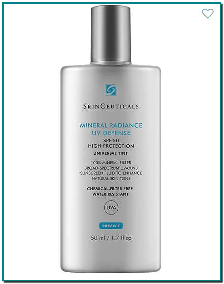 SKINCEUTICALS MINERAL RADIANCE UV DEFENSE SPF 50 Fotoprotector 100% mineral con color