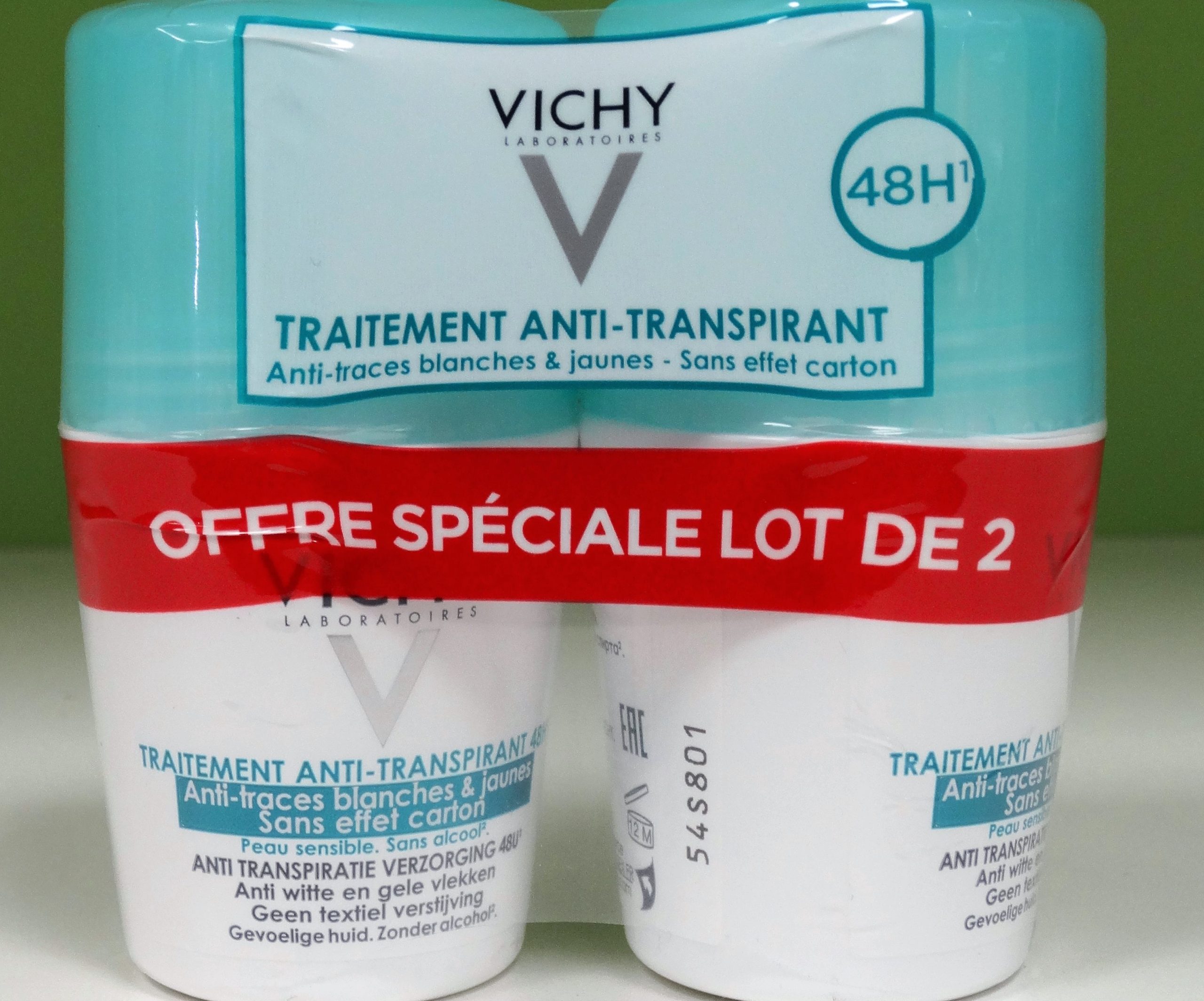 Vichy Tratamiento Anti-transpirante 7 Días 30 ml contiene una nueva generación de principio activo: el anti-transpirante micro-perfeccionado