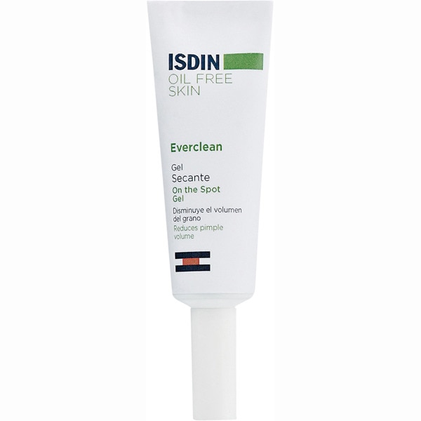 ISDIN Everclean Oil Free gel secante que disminuye el volumen del grano tubo 10 ml