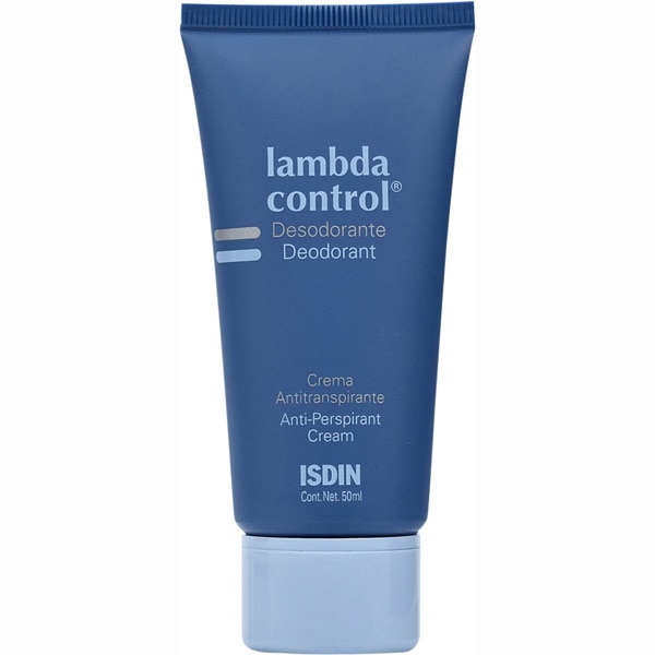Isdin Lambda Control Desodorante es una crema antitranspirante especialmente formulada para mantener una protección eficaz a lo largo del día. Su fórmula ha sido testada bajo los más estrictos controles dermatológicos