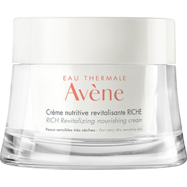EAU THERMALE AVENE Crema facial nutritiva compensadora revitalizante tarro 50 ml para piel sensible seca con signos de fatiga