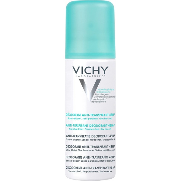 VICHY Desodorante anti-transpirante 48h para pieles sensibles toque seco spray 125 ml