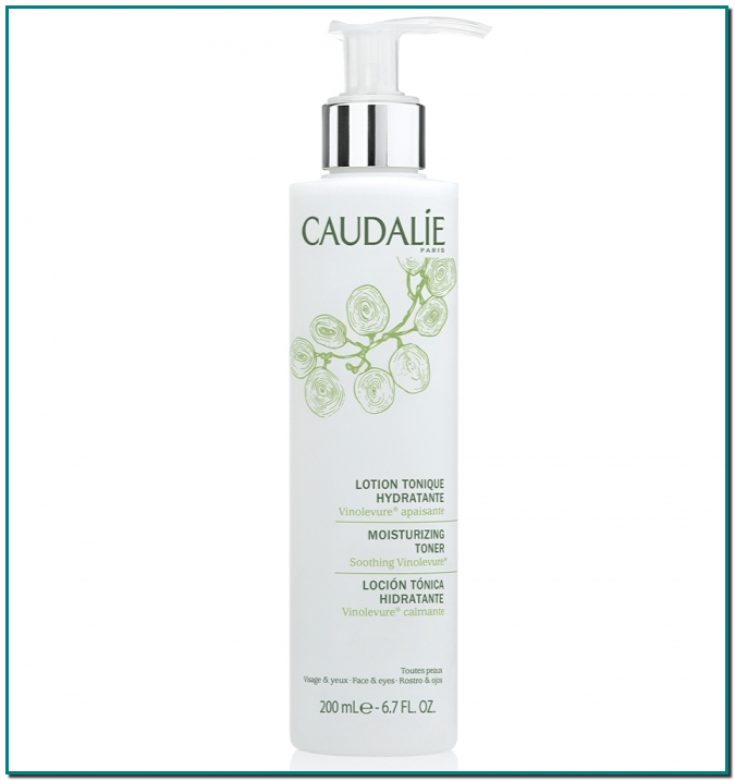 CAUDALIE Loción Tónica Hidratante Vinolevure concentrado Rostro y ojos Hipoalergénica 200 ml