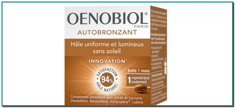 AUTOBRONCEADOR 2X30 CAPSULAS SOLAIRE OENOBIOL Les Laboratoires OENOBIOL, vous proposent Autobronzant, un complément alimentaire à base de plantes et d'un minéral.
