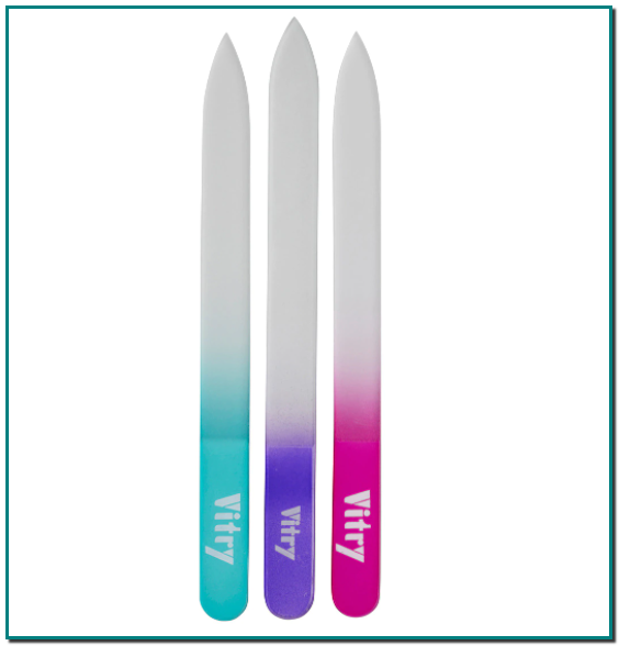 VITRY Lima Cristal Vitry El vidrio de cal de color Vitry está diseñado para uñas hermosas.