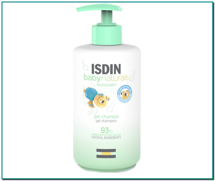 ISDIN Gel Corporal-Champu 400 ml Isdin Babynaturals. Gel Champú suave para la higiene diaria de piel y cabello.