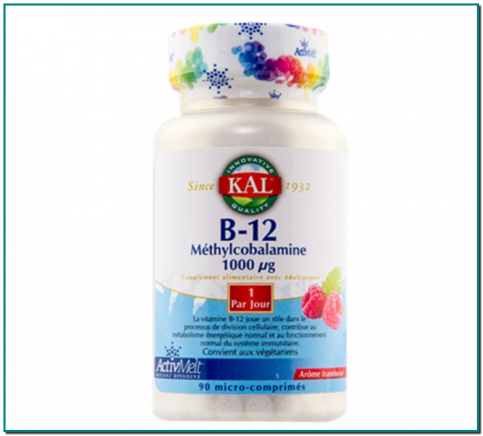 VITAMINA B12 90 COMPRIMIDOS SOLARAY KAL