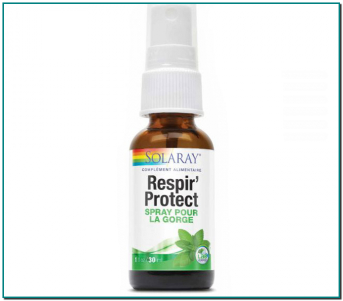 SPRAY GORGE RESPIR’PROTECT 59ML SOLARAY SPRAY GORGE RESPIR'PROTECT 59ML SOLARAY