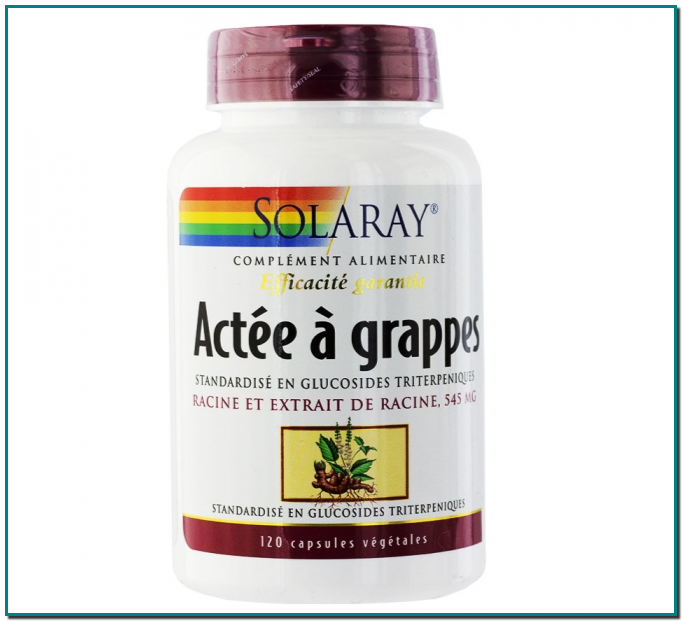 ACTEE A GRAPPES 120 CAPSULES SOLARAY