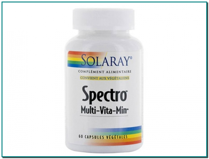 SPECTRO MULTI- VITAMINES 60 CAPSULES SOLARAY