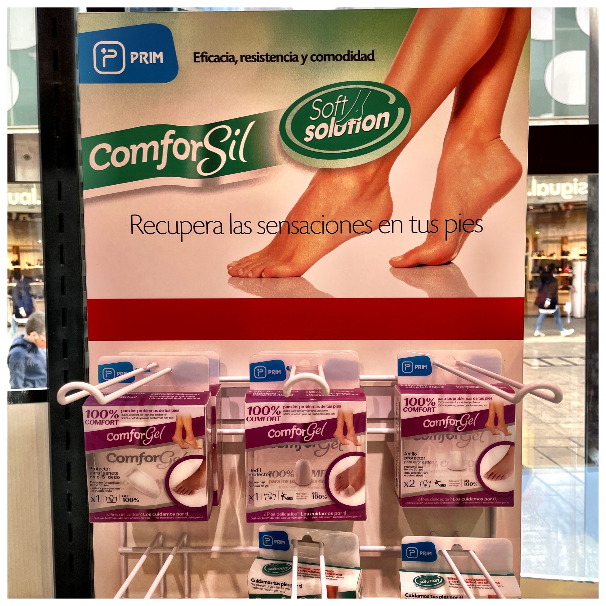 Comforsil - Soluciones a la medida de sus pies - Prim SA Hipoalergénicos. COMFORSIL Silicone son productos hipoalergénicos, no irritan la piel, son inocuos, sin crecimiento bacteriano, ni tóxicos. No desprenden aceite.