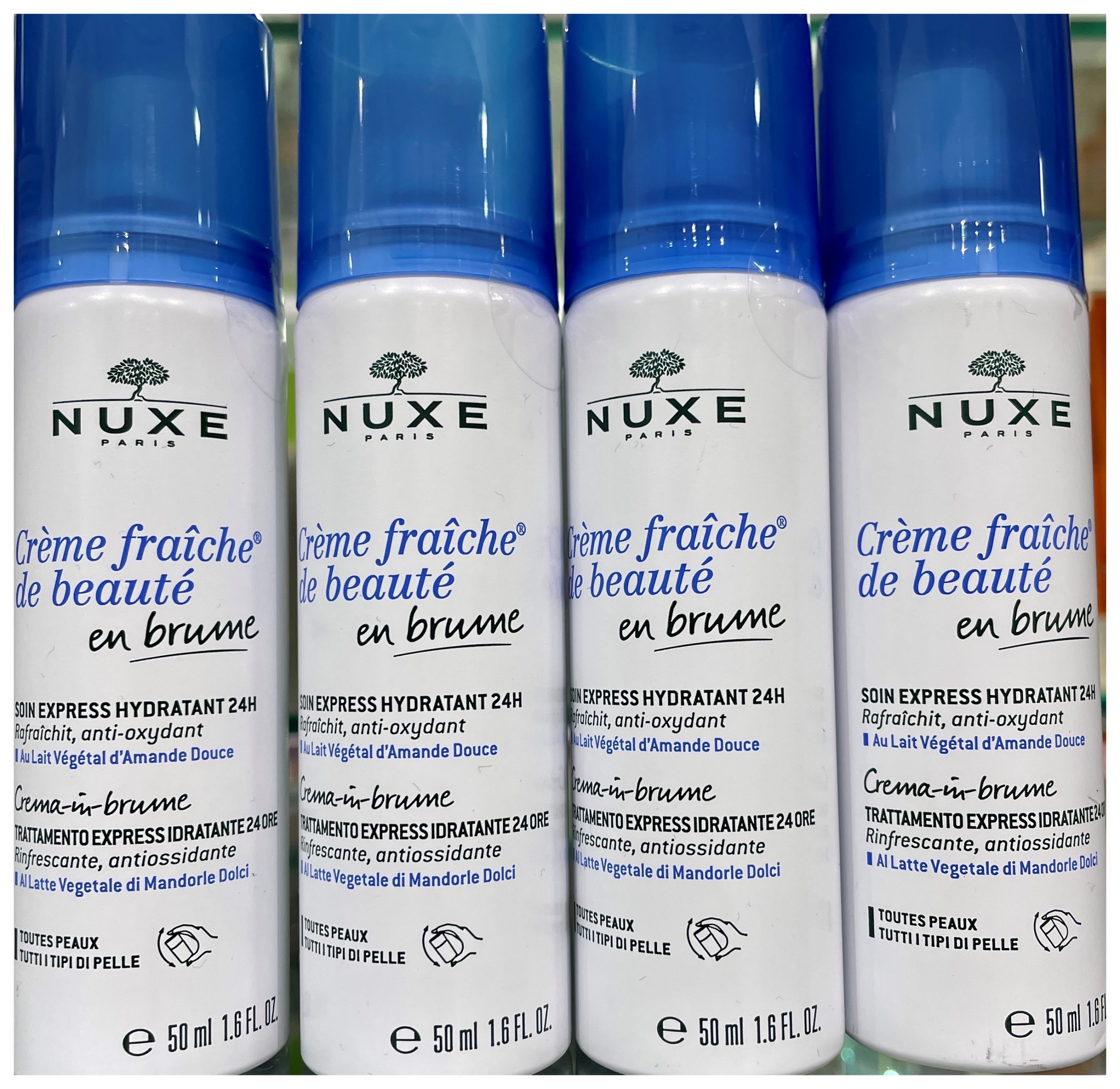 NUXE Crème Fraîche de Beauté es una gama hidratante compuesta por fórmulas suaves que ofrecen una hidratación de 48 horas y, al mismo tiempo, calman y protegen la piel de la contaminación.