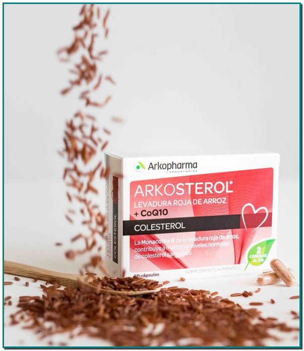 ARKOPHARMA Arkosterol a base de levadura roja de arroz y policosanoles para ayudar a reducir tu colesterol de manera natural