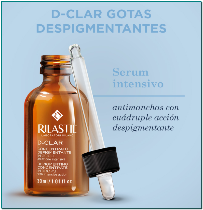 Conoces como actúan los productos de la gama despigmentante de RILASTIL D-CLAR?