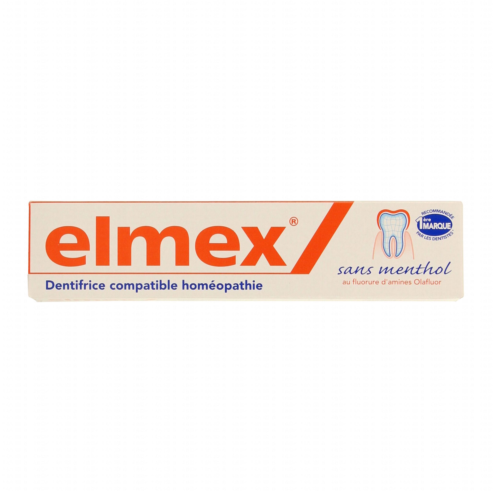 Dentifrice elmex® sans menthol