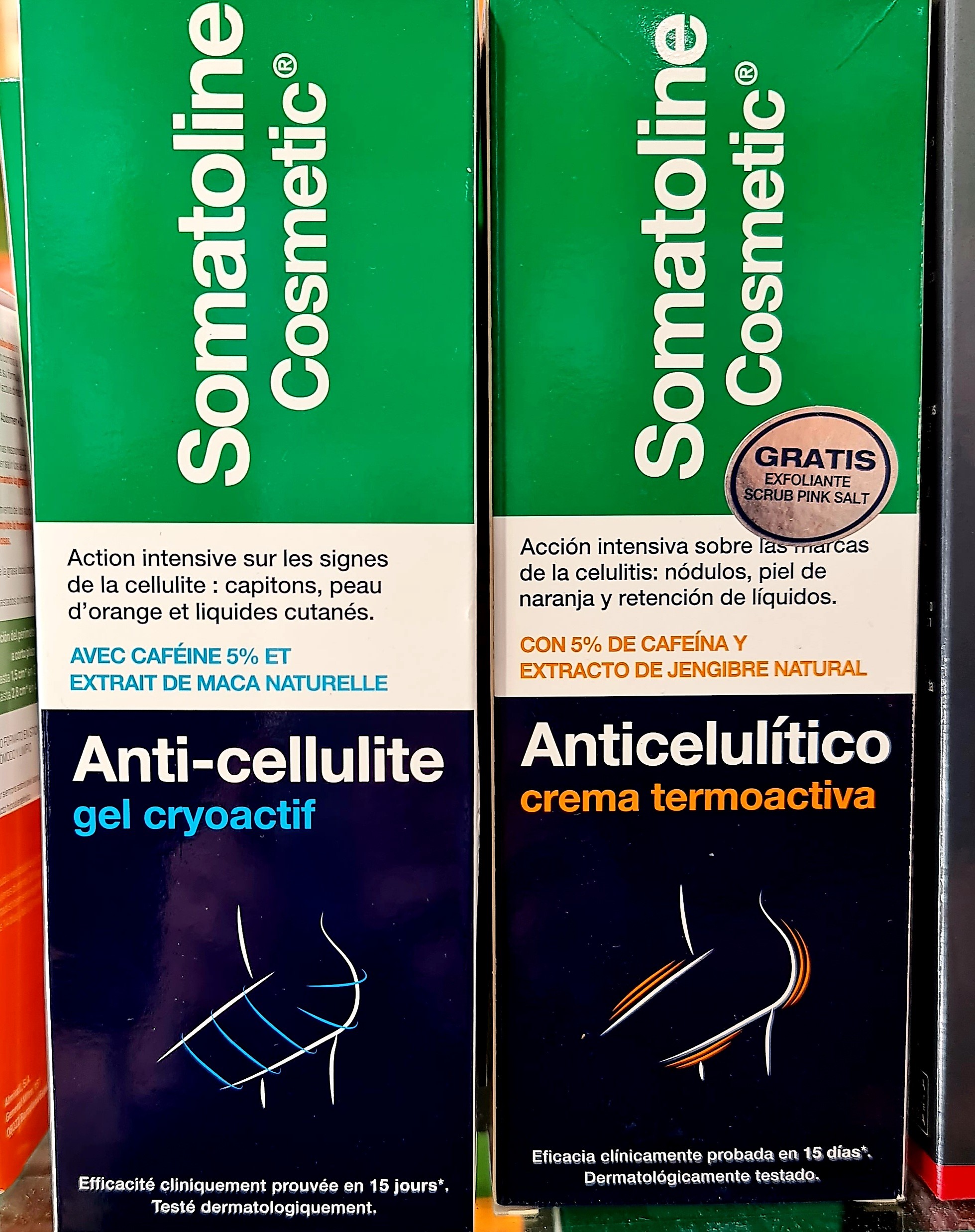Somatoline Cosmetic Anticelulítico Gel Crioactivo 250 ml es un tratamiento especialmente formulado para combatir los signos de celulitis. Contiene una acción intensiva sobre las marcas de la celulitis, nódulos, piel de naranja y retención de líquidos.