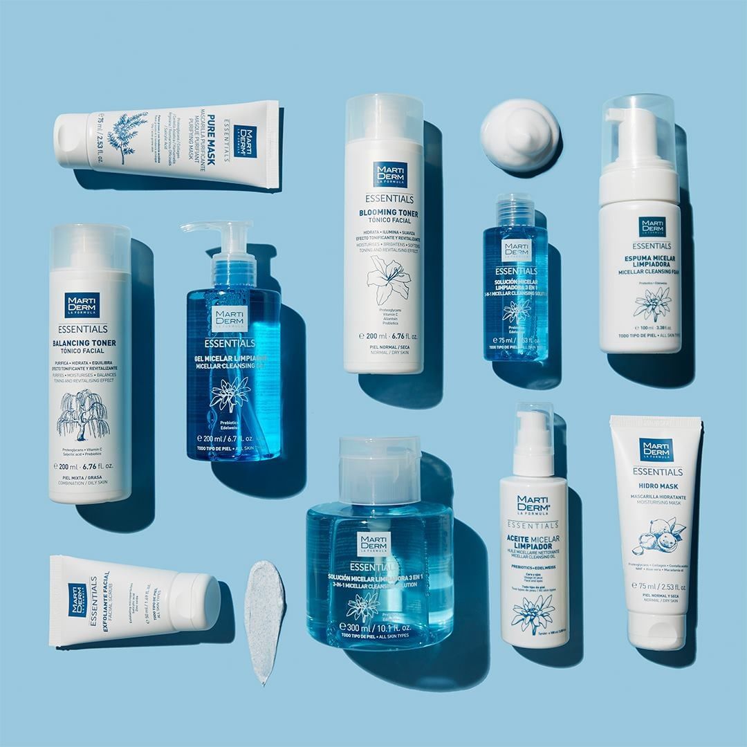 Descubre el poder de lo esencial de MARTIDERM con la gama Essentials el primer paso para una piel sana