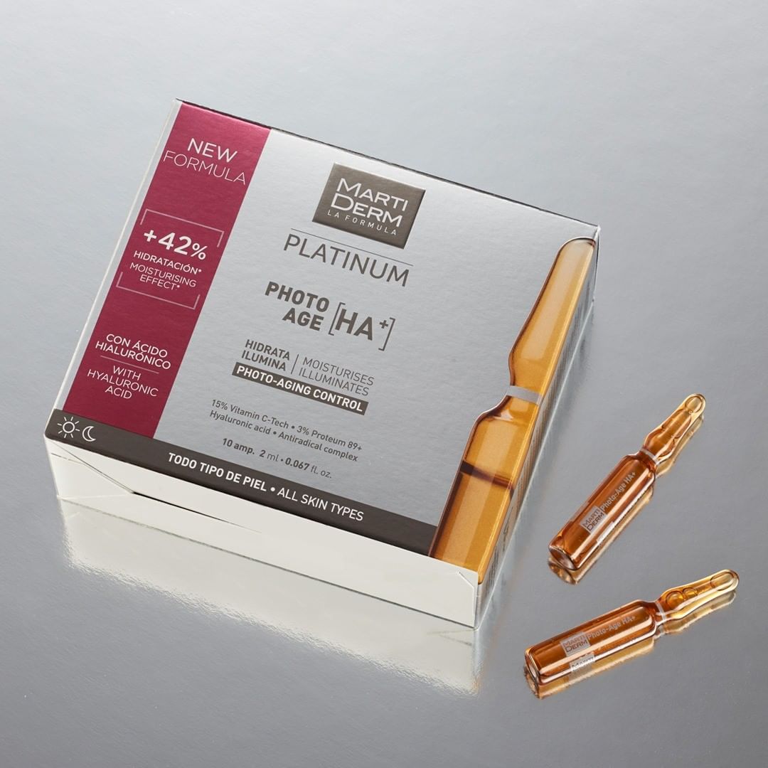 COMPRAR MARTIDERM EN GRAN FARMACIA ANDORRA 15 % vitamina ➕ 3 % Proteum 89+ ➕ ácido hialurónico = Photo-Age HA+,