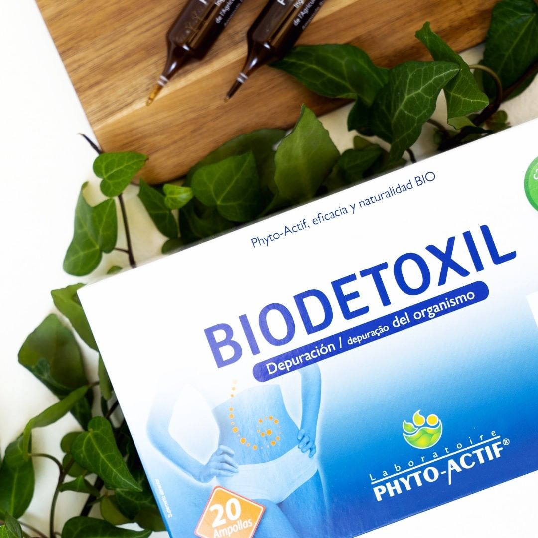 comprar Phyto-Actif Biodetoxil cuenta con extractos de 8 plantas de acción específica y complementaria para realizar un programa détox. ¡Listo para beber! #EsPhytoactif #SiénteteBio