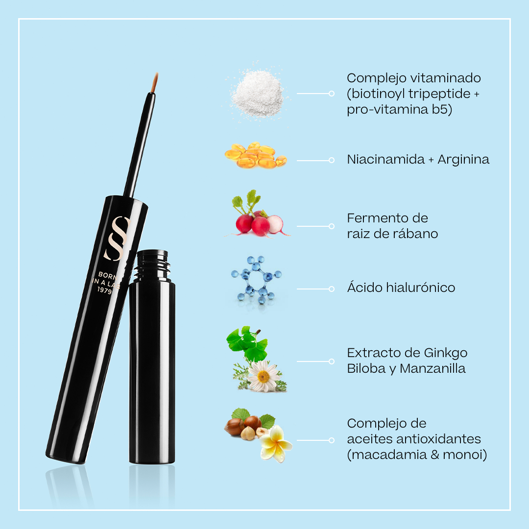 Todo es posible con SENSILIS Origin Pro [Lash Serum] en tus manos⚡️ Fíjate bien, porque estos serán los ingredientes que infundirán vida a tus cejas y pestañas