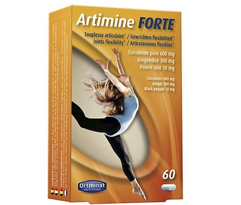 ARTIMINE FORTE Artimine Forte ORTHONAT (Por 1 cápsula) —316 mg. de extracto estandarizado de rizoma de cúrcuma longa L. que contienen 300 mg (95%) de curcumina.