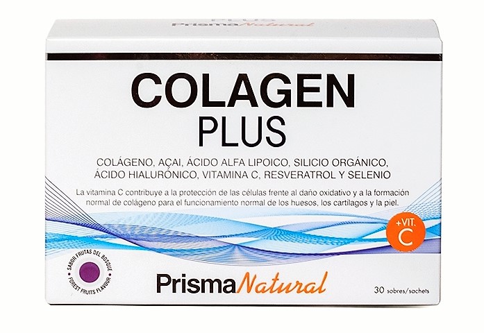 Colagen Plus Anti-Aging 30 sobres de Prisma Natural.  Excelente fuente dietética de Colágeno Hidrolizado Efecto Antiaging