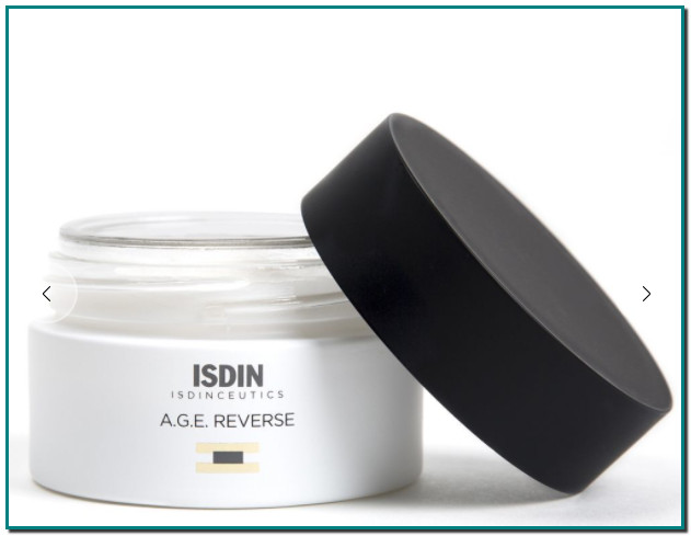 A.G.E Reverse Isdin tratamiento remodelante facial con triple acción antiaging antipolución, remodelante y antiglicación A.G.E Reverse de Isdin