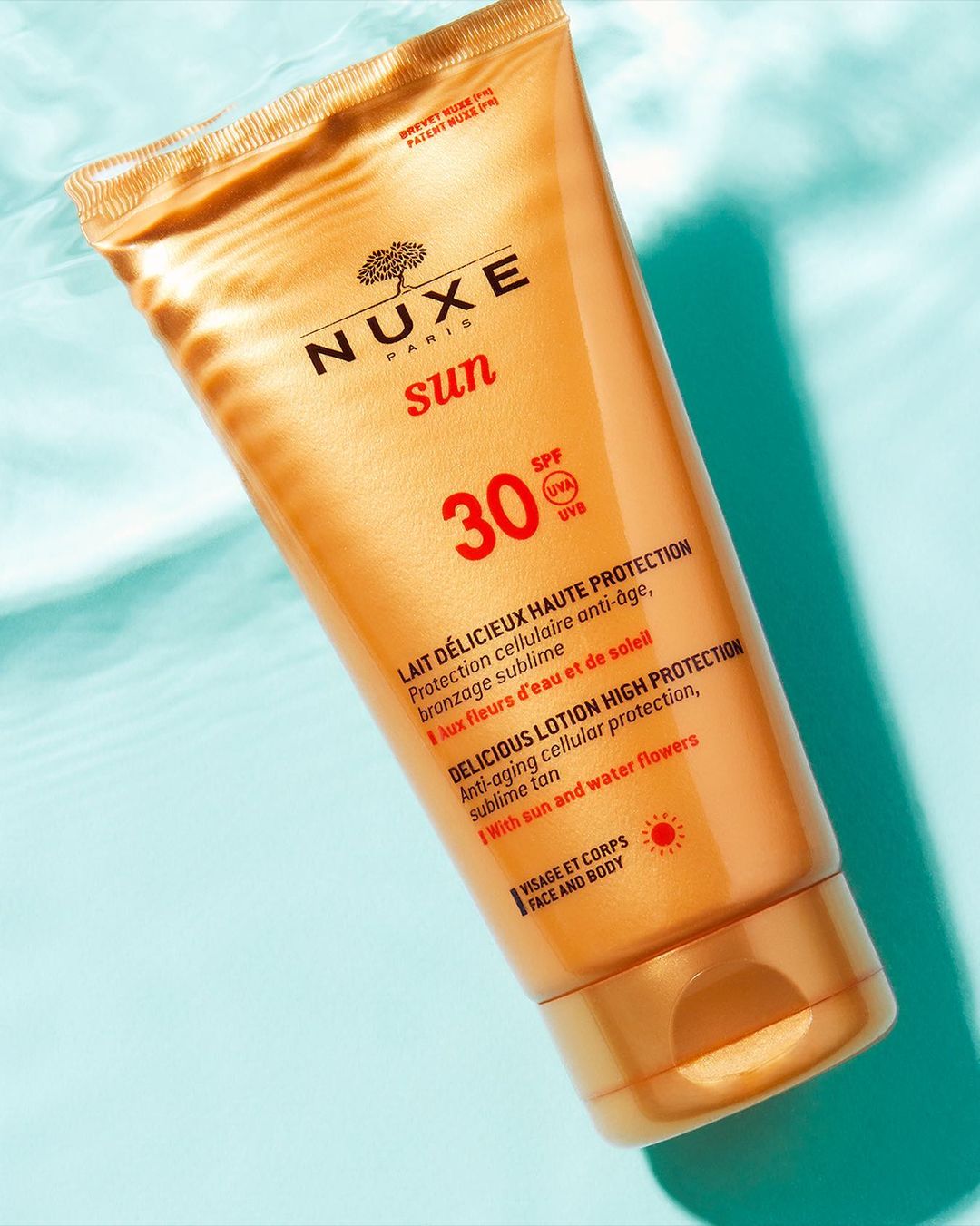 NUXE SUN Leche Deliciosa para Rostro y Cuerpo SPF30 Nuxe Sun es perfecta para aplicar en rostro y cuerpo protegiendo nuestra piel de la exposición solar de forma efectiva.