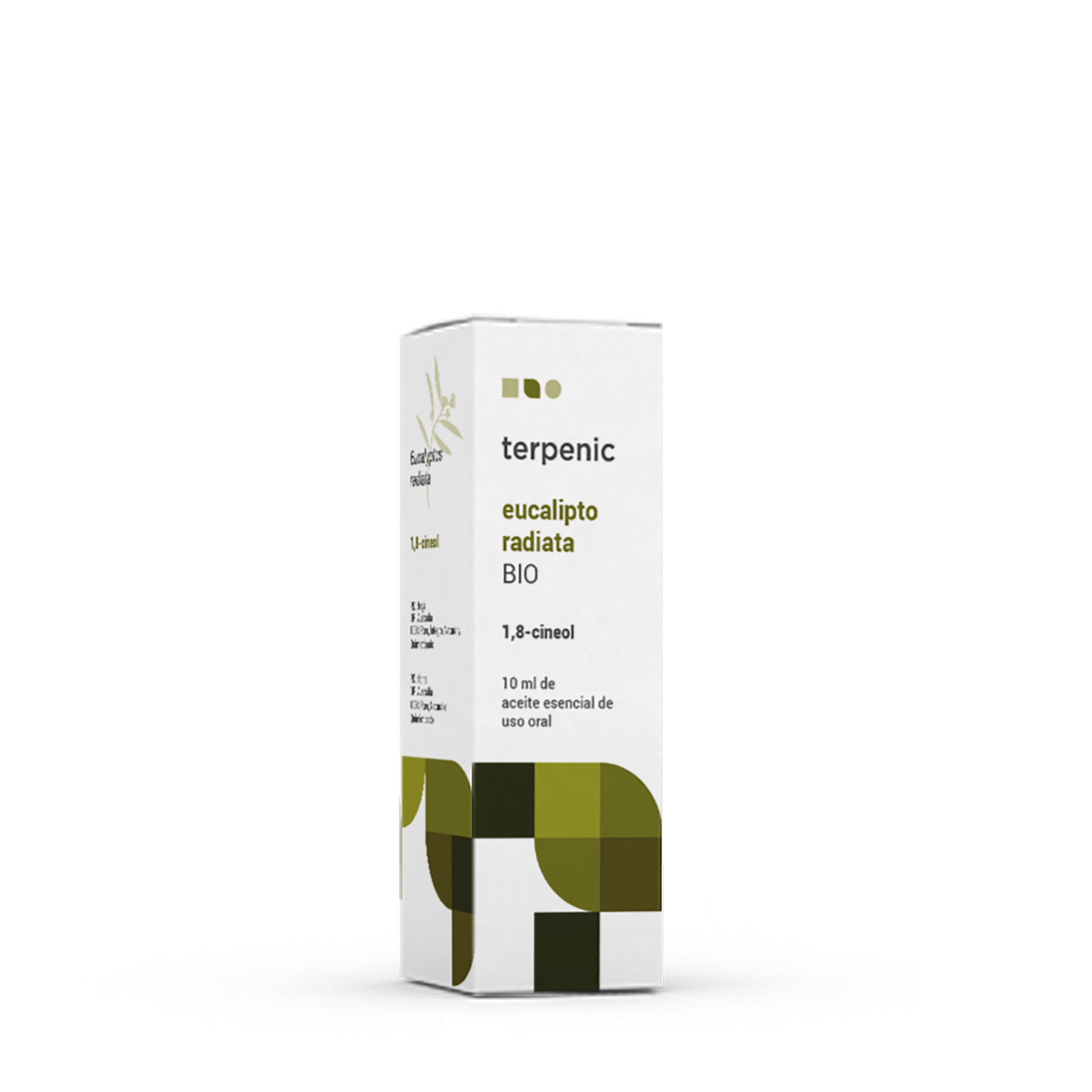 TERPENIC aceite esencial eucalipto radiata BIO Eucalyptus radiata. Aceite esencial BIO de uso oral, 100% puro, íntegro, natural y quimiotipado.